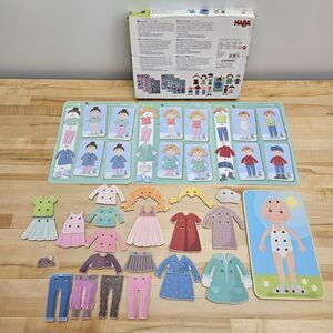 Dress Me Threading Game by HABA Lacing Toddler String Fine Motor Game